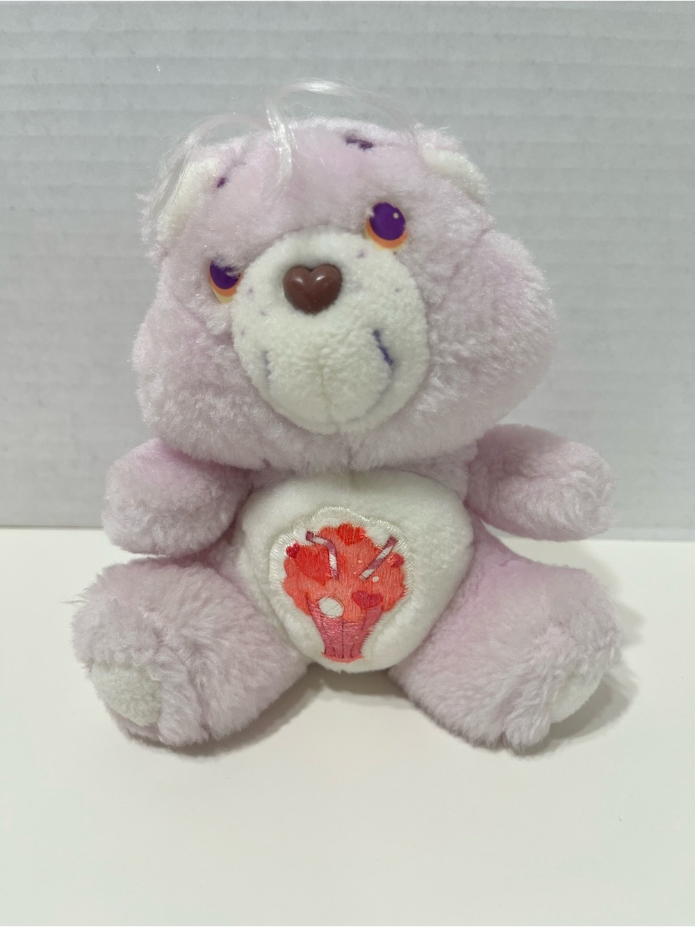 CARE BEARS vintage 6” Share Bear plush stuffed animal 80’s toy retro